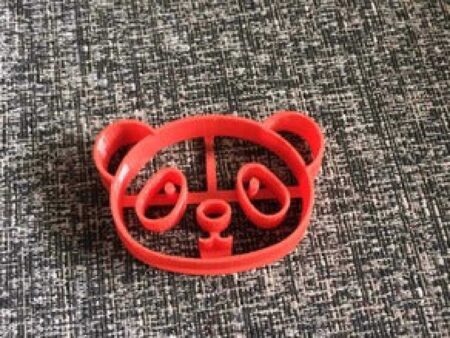 Panda Kurabiye Şeker Hamuru Oyun Hamuru Kalıbı Şekil Verme Kesici
