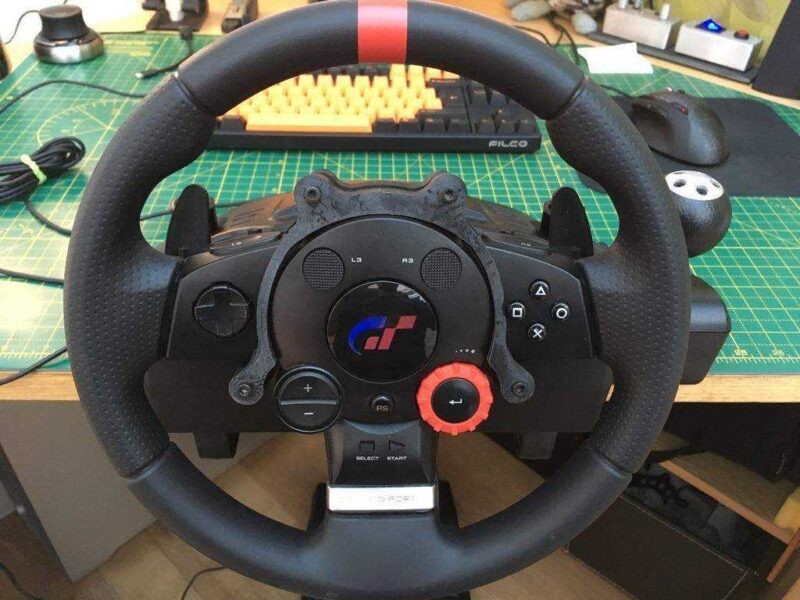 Dfgt Sürüş Kuvveti Gt İçin Paddle Shifter Bahar Plakası (Model: Logitech Sürüş Gücü Gt Direksiyon Sırası İçin Shifting Kürekleri Mape Tarafından) Plastik Aparat - Görsel 3