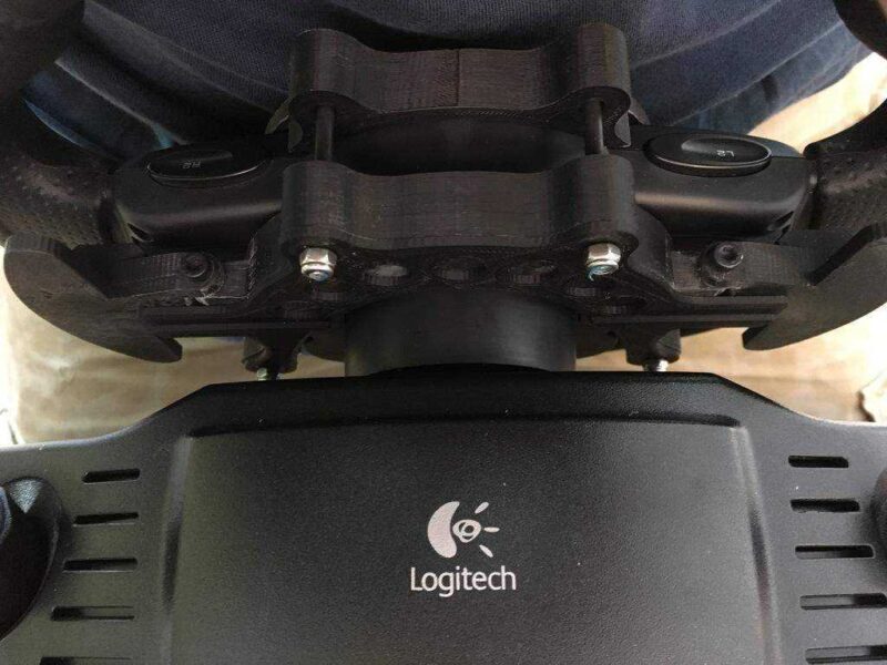 Dfgt Sürüş Kuvveti Gt İçin Paddle Shifter Bahar Plakası (Model: Logitech Sürüş Gücü Gt Direksiyon Sırası İçin Shifting Kürekleri Mape Tarafından) Plastik Aparat - Görsel 4