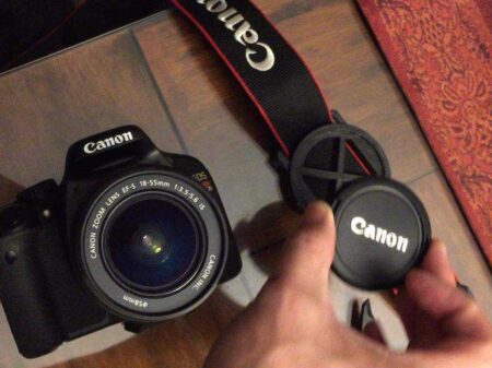Canon Eos 58Mm Lens Cap Tutucu Plastik Aparat