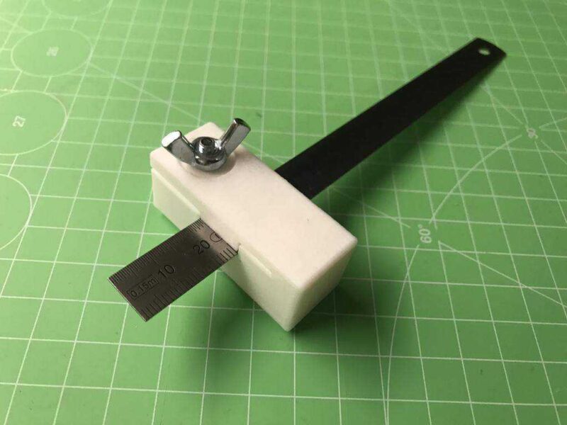 15 Cm Metal Cetvel İçin İşaretleme Göstergesi (Streichmaß) Plastik Aparat - Görsel 2