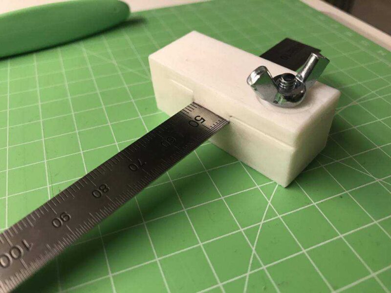 15 Cm Metal Cetvel İçin İşaretleme Göstergesi (Streichmaß) Plastik Aparat - Görsel 3