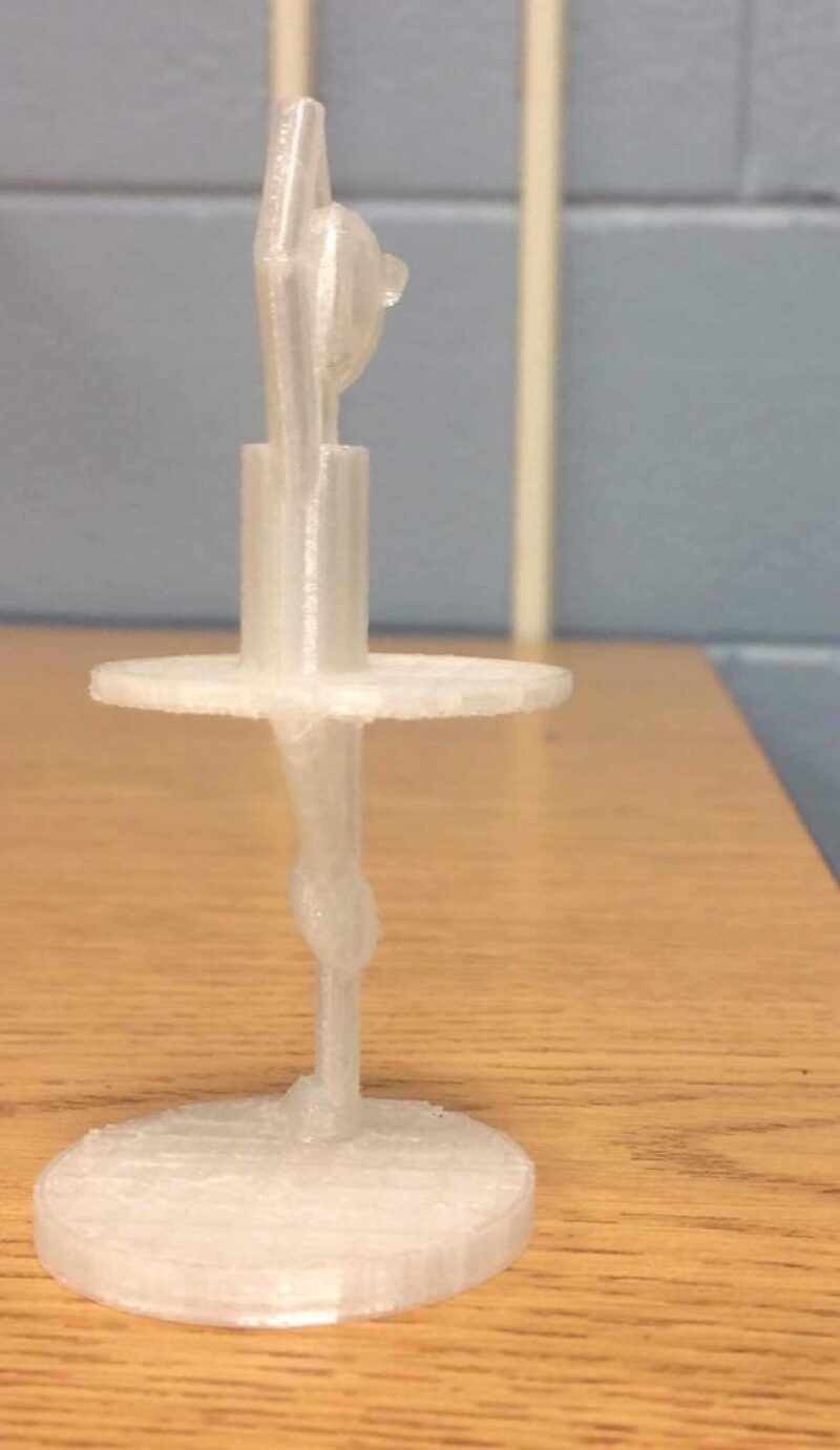 Balerin Organik Plastikten Biblo Dekoratif Hediyelik Süs Eşyası - Görsel 2