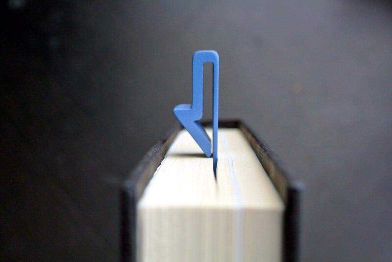 Kitap Ayracı Bookmark Yer gösterici işaret koyucu aparat - Görsel 2