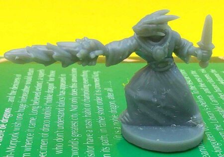 Dragonborn Büyücü Biblo Dekoratif Hediyelik Süs Eşyası Maket