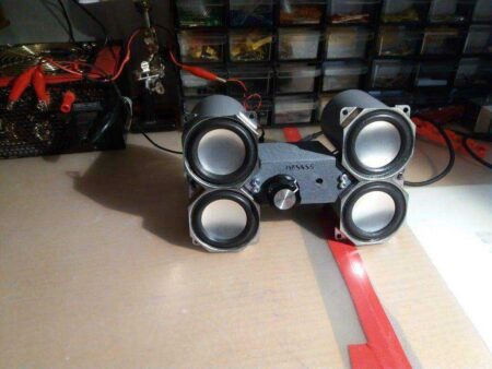 Bluetooth Hoparlör Kurulumu (4 Ohm 6 Watt) Plastik Aparat