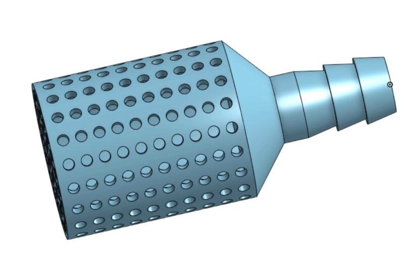 Akvaryum İçin Boru / Tüp Filtresi - 5/8 İnç Tüp 16Mm Kimlik Plastik Aparat - Görsel 3