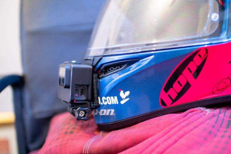 Agv K-3 Sv Kask Gopro Montaj Adaptörü - İnce Sürüm Plastik Aparat - Görsel 2
