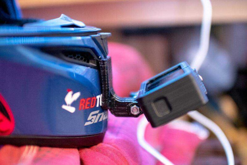 Agv K-3 Sv Kask Gopro Montaj Adaptörü - İnce Sürüm Plastik Aparat - Görsel 4