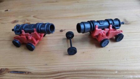 Playmobil Korsan Gemisi (Nr 3053) Cannon Wheels Plastik Aparat
