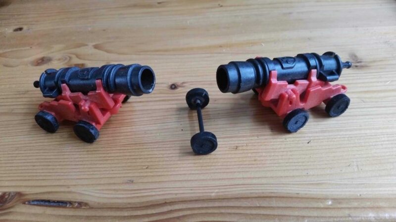 Playmobil Korsan Gemisi (Nr 3053) Cannon Wheels Plastik Aparat
