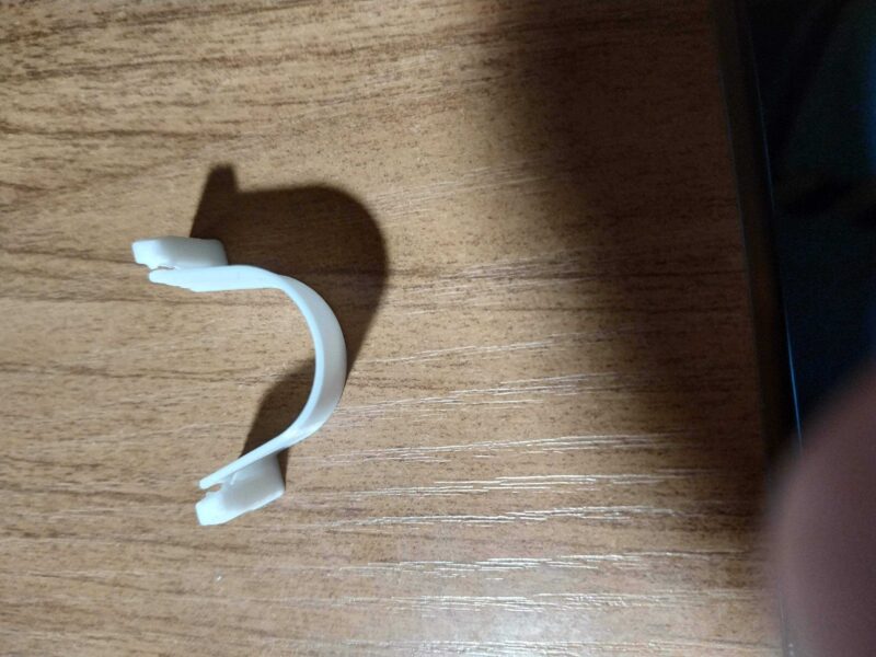 Maske İçin Burun Klipsi Plastik Aparat - Görsel 3