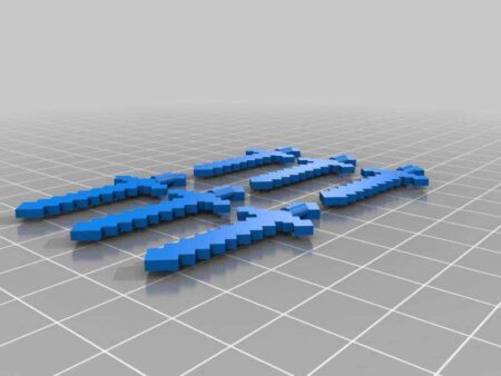Lego Uyumlu Minecraft Kılıcı Plastik Aparat
