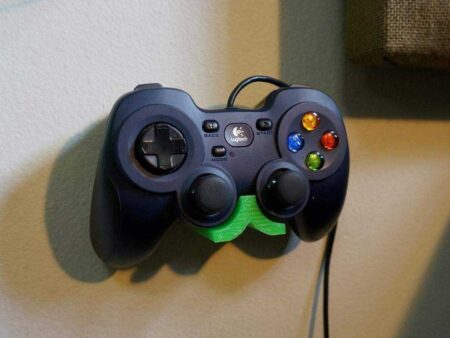 Logitech F310 Gamepad / Denetleyici Duvar Askısı / Montaj Plastik Aparat