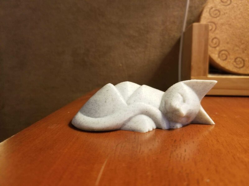 Uyuyan Kedi Biblo Heykel Dekoratif Hediyelik Oyuncak Hayvan Tanım