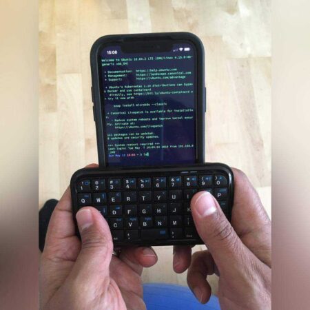 Akıllı Telefonlar İçin Ergonomik Mini Klavye Adaptörü Plastik Aparat