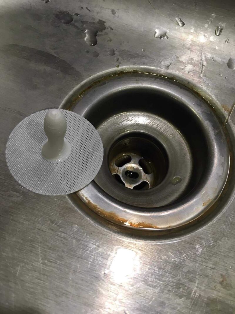 Lavabo Drenaj Süzgeç Filtresi: Süper İnce Mesh Plastik Aparat - Görsel 2