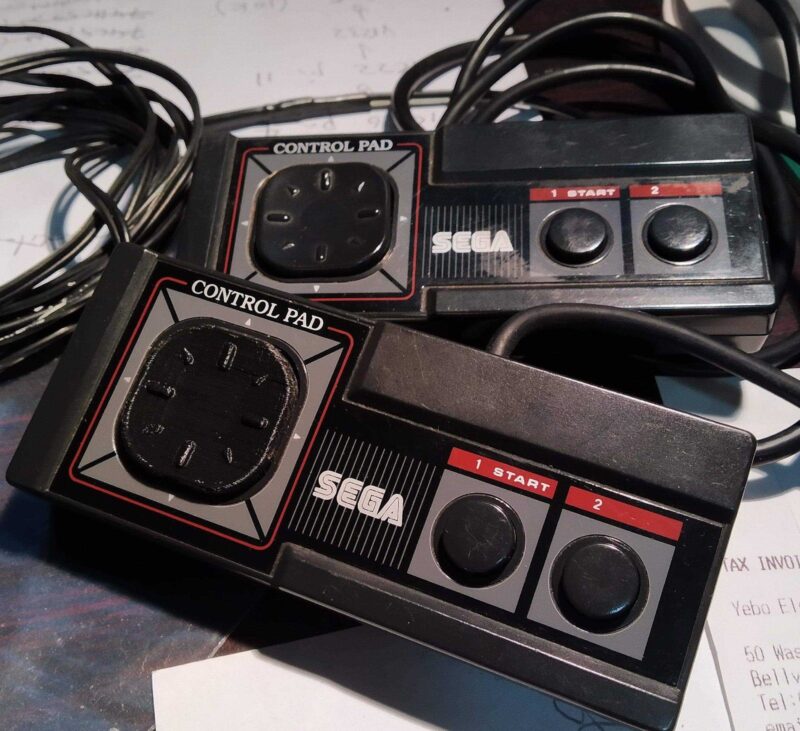 Sega Master Sistem Değiştirme D-Pad Organik Plastik Aparat - Görsel 2