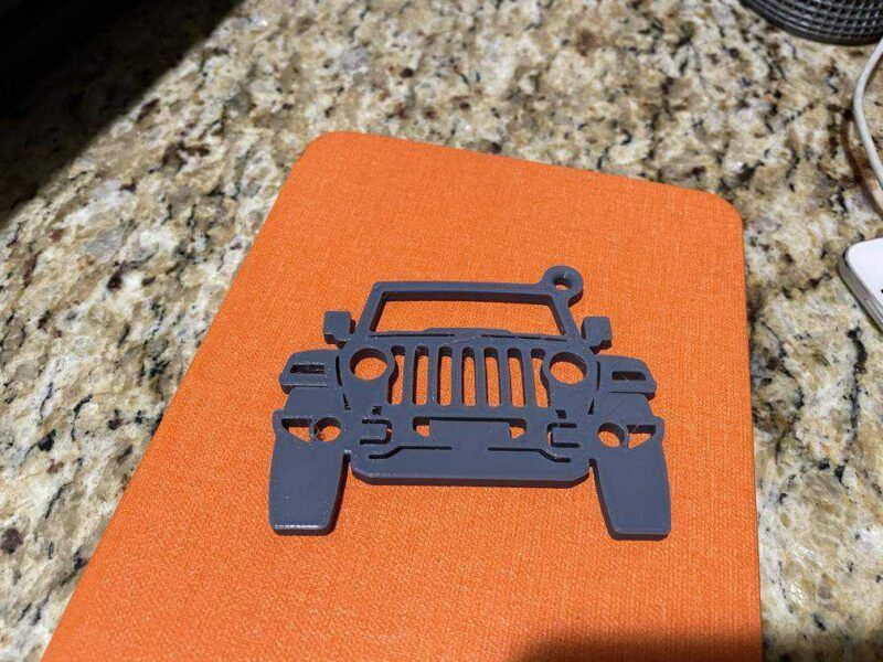Jeep Wrangler Jl Jlu Anahtarlık Biblo Dekoratif Hediyelik Süs - Görsel 2