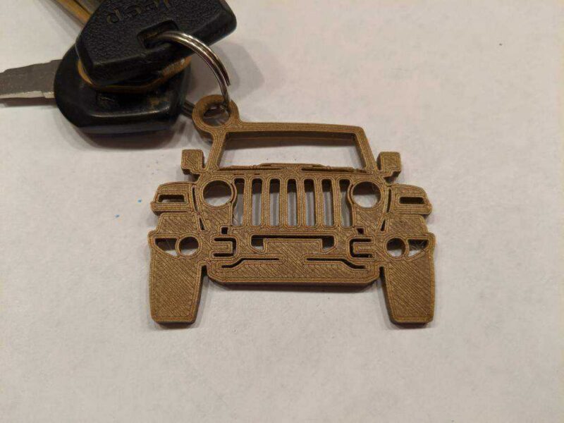 Jeep Wrangler Jl Jlu Anahtarlık Biblo Dekoratif Hediyelik Süs - Görsel 3