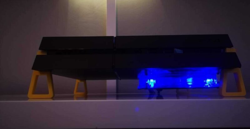 Playstation 4 (Harici Fan) Yatay Ayaklar Plastik Aparat - Görsel 2