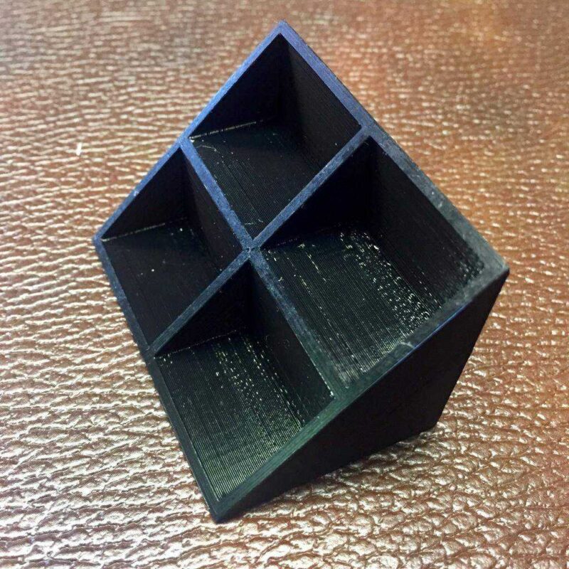Rubik İn Küp Bulmaca Standı Sadece Stant Küp Yok Plastik Aparat - Görsel 4