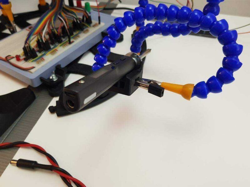Octo + Pcb, Ts100 Yi Karşılar Lehim İstasyonu Mavi Plastik AparaT - Görsel 2