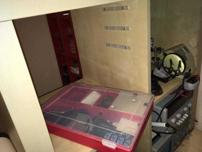 Ikea Expedit / Kallax İçin Çeşitlilik Kutusu Rafı Plastik Aparat - Görsel 3