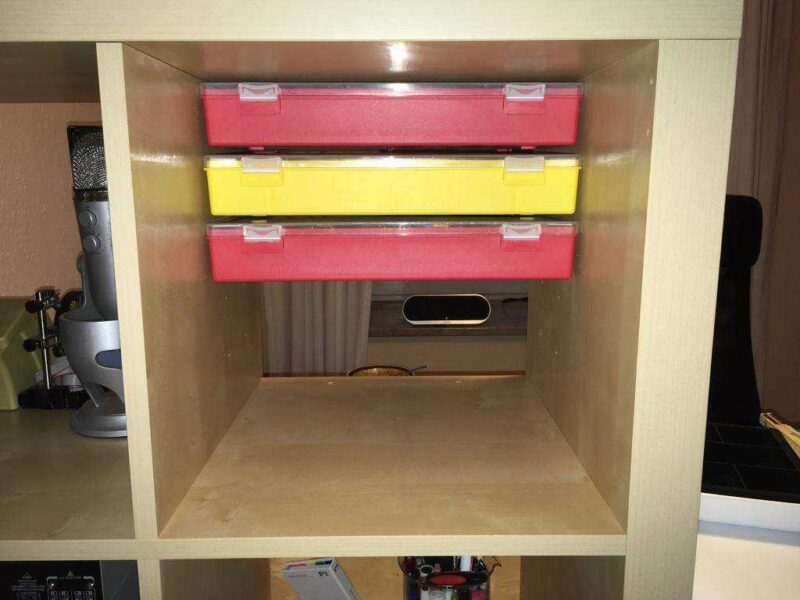 Ikea Expedit / Kallax İçin Çeşitlilik Kutusu Rafı Plastik Aparat - Görsel 4