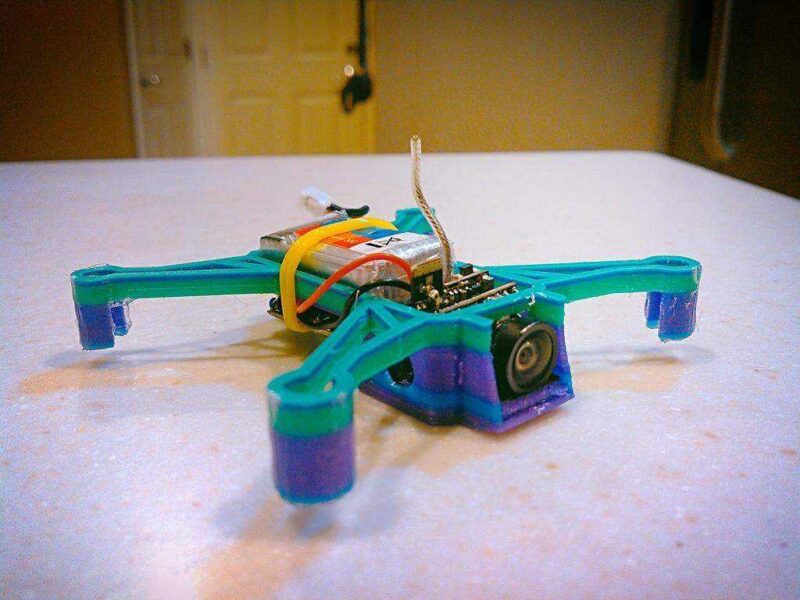 Hafif Mikro Drone Fırçalanmış 6Mm Motorlar Plastik Aparat - Görsel 2