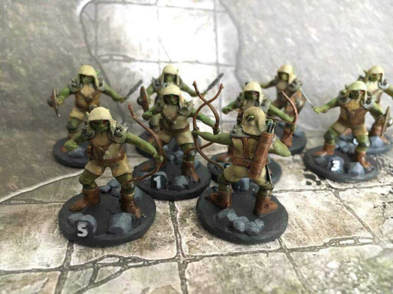 D & D Minyatür Goblin Archer Plastik Aparat - Görsel 4