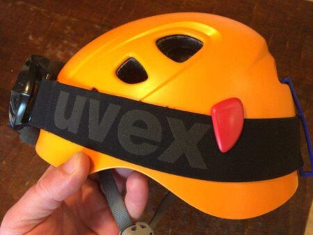 Petzl Picchu Çocuklar Tırmanma / Bike Helmet İçin Kayak Gözlüğü Kayışı Plastik Aparat