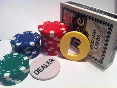 Büyük Kör Poker Çip Plastik Aparat