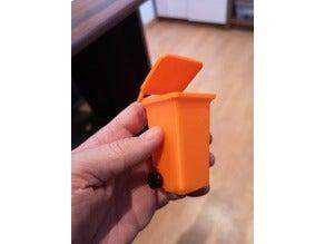 Mini Çöp Kovası Dekoratif Organizer Kalemlik Masa Süsü