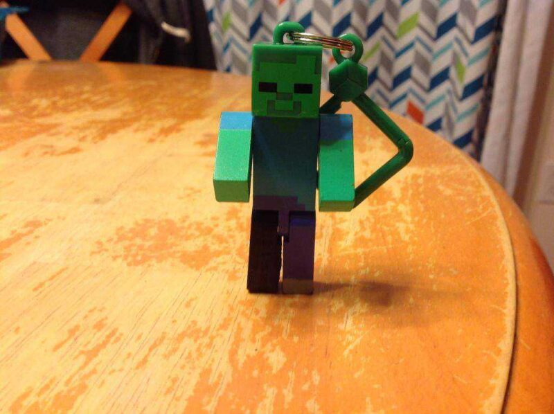 Minecraft Anahtarlık Zombi Bacak Plastik Aparat