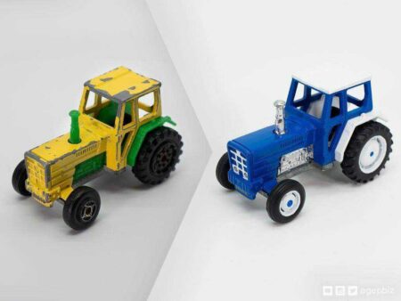Detaylı Traktör Tekerlekleri - Diecast Oyuncak Restorasyonu Plastik Aparat