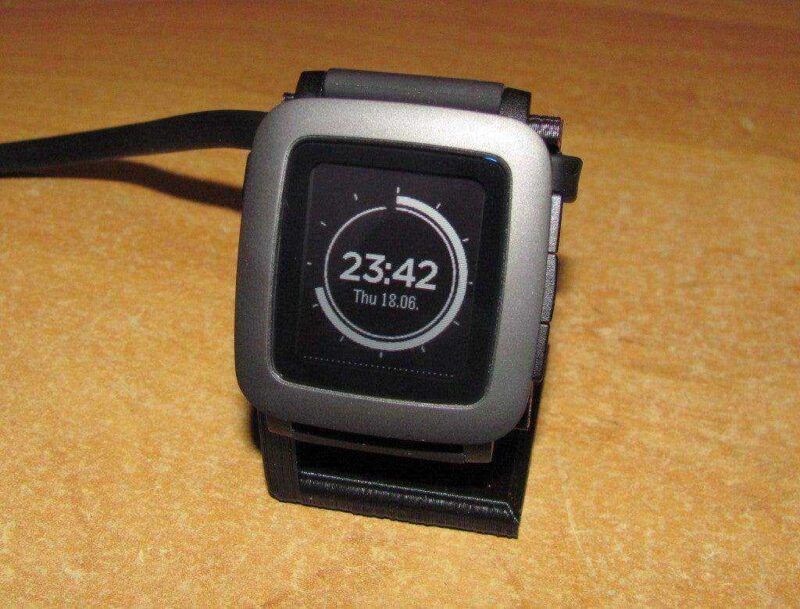 Pebble Time şarj yuvası aparatı masaüstü tutucu Koruyucu - Görsel 3