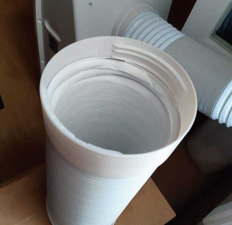 Klima Hortumu Genişletici (15Cm Çapı) Plastik Aparat - Görsel 2