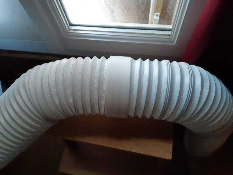 Klima Hortumu Genişletici (15Cm Çapı) Plastik Aparat - Görsel 3