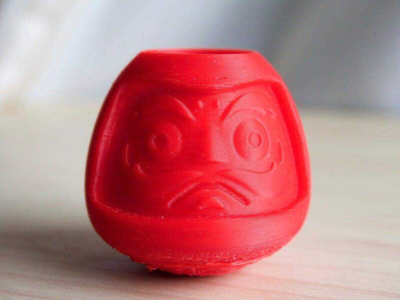 Daruma Bebeği Biblo Dekoratif Hediyelik Süs Eşyası Maket - Görsel 2