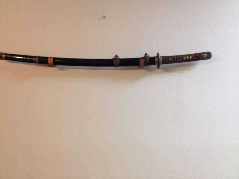 Katana Duvar Askısı Tutucu Asma Aparatı Aksesuar Süs Eşyası - Görsel 3