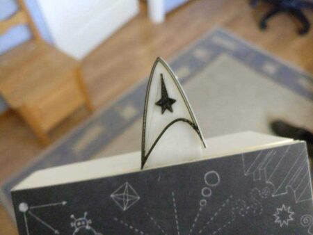 Star Trek Insignia Yer İşareti Plastik Aparat