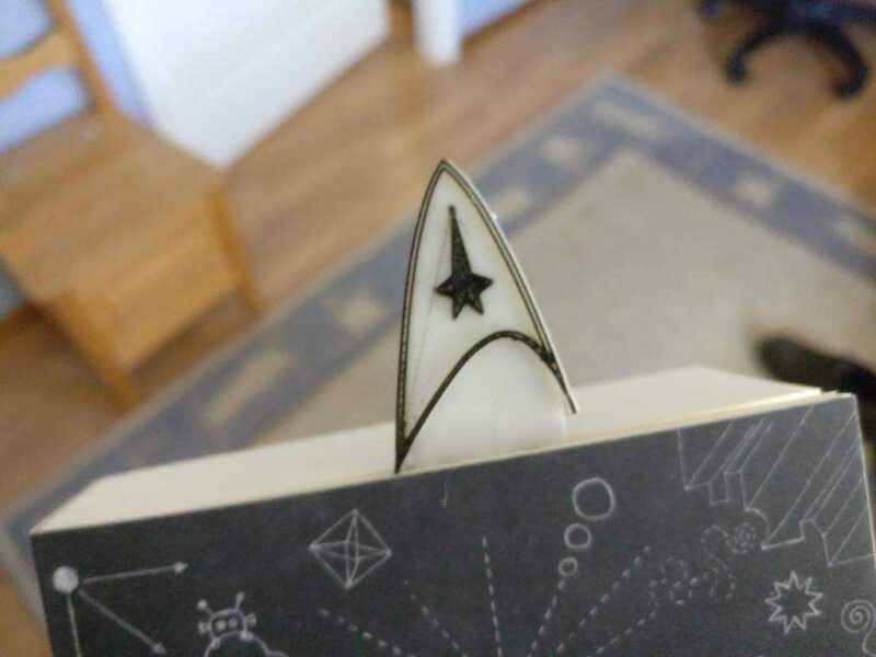Star Trek Insignia Yer İşareti Plastik Aparat