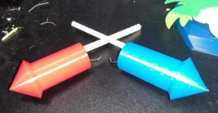 Basit Havai Fişekleri Plastik Aparat