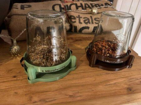 Weck Jar-Edition Filiz Filizlenen Cam Mikrogreenler Büyüyen Filizler Germinator Plastik Aparat