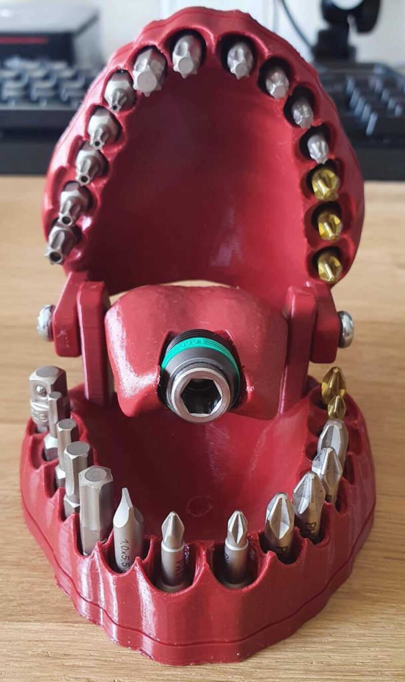 Denture Bit Tutucu Rapidaptor Edition İçin Diller Plastik Aparat - Görsel 3