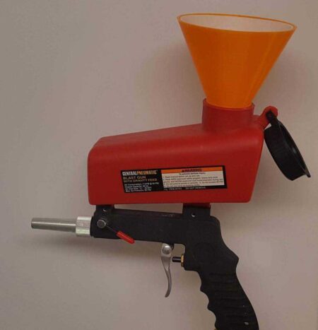 Liman Freight Blaster Tabancası İçin Kum Blaster Huni Ve Ekran Filtresi Plastik Aparat