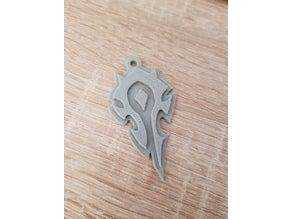 World of Warcraft Horde Anahtarlık  Hediyelik Süs Eşyası