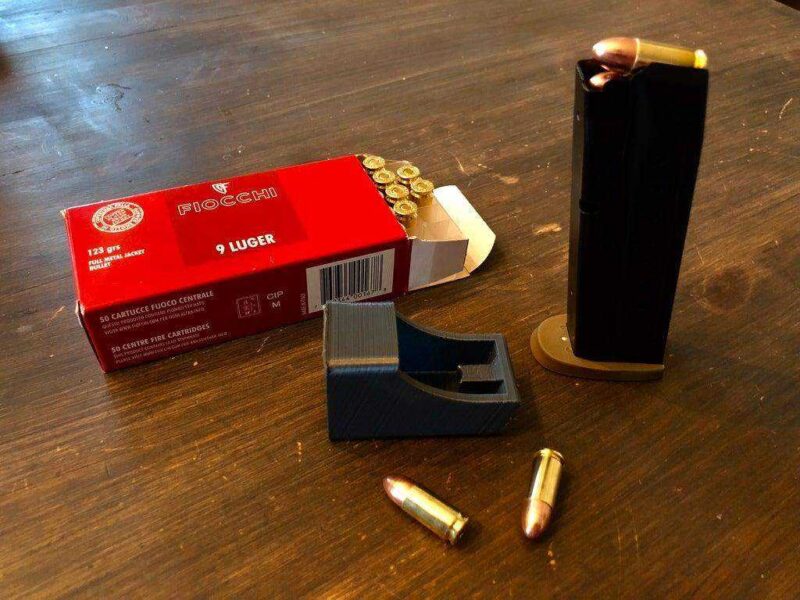 Şarjör yükleyici 9 mm için Yardımcı  Aparatı Organizer Aksesuar - Görsel 2