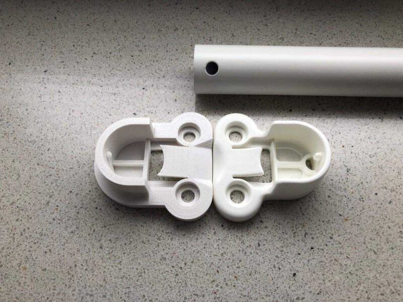 Ikea Pax Gardırop Giysi Demiryolu Tutucu (Ikea Pax Kleiderstangenhalter) Plastik Aparat